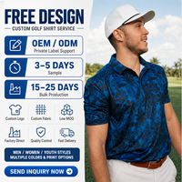 Op maat gemaakte hoogwaardige golfkleding ontwerp eigen korte mouw polyester spandex performance sport werkamerikaanse golf polo T-shirt