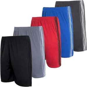 Pantalones Cortos de Baloncesto Transpirables de Poliéster para Hombre, Estilo Urbano con Estampado Sólido por Sublimación, Servicio OEM - Product Image 5