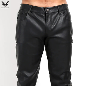 สีดำ รุ่นใหม่มาแรง คุณภาพคลาสสิก ทันสมัย น้ำหนักเบา กันน้ำ เสื้อคลับชาย ซิป ทรงเข้ารูป หนังเทียม - Product Image 5