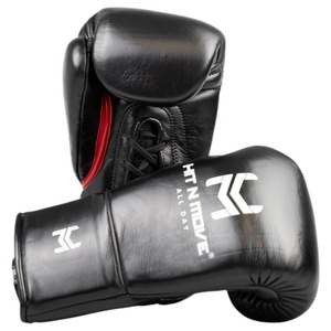 Hot Sale Premium Quality Custom Made Boxing <b>Gloves</b> Genuine Cowhide Leather Anti-UV Full Finger <b>Moisture</b> Wicking Breathable - Product Image 2