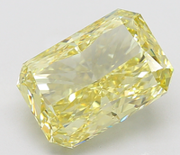 Diamante Suelto Radiante de 9.00 a 9.50 Quilates, Amarillo, Fantasía Intensa, VS1, Corte Excelente, Gema de Joyería Fina Premium