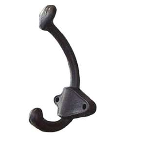 Gancho de Pared Rústico Antiguo de Hierro Fundido Negro, Ganchos de Estilo Vintage para Montar en la Pared, Acabado Simple, Duradero, Antioxidante, para Ropa - Product Image 6