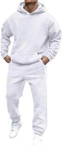 Pull à capuche en polaire vert poussière surdimensionné, respirant, avec encolure croisée et poignets côtelés, style décontracté pour la saison hivernale - Product Image 2