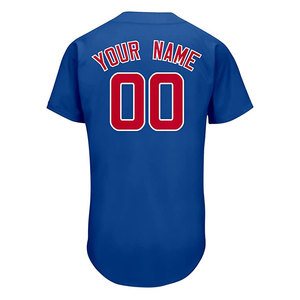 เสื้อเบสบอลซอฟต์บอลแบบสั่งทำพิเศษลดราคา เสื้อผ้ากีฬา ปักชื่อทีม หมายเลข ปักลายแบบซับลิเมชั่น เสื้อเบสบอลติดกระดุม - Product Image 4