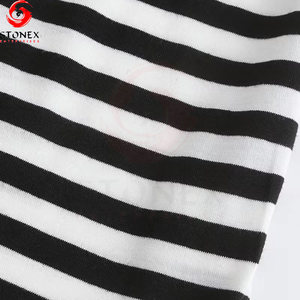 เสื้อยืดผู้ชายคอกลมแขนยาวลายทางพิมพ์ลายลำลอง ผ้าฝ้าย 100% เป็นมิตรกับสิ่งแวดล้อม ระบายอากาศได้ดี แฟชั่นฤดูร้อน - Product Image 5