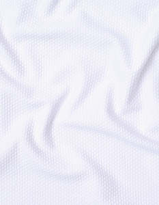T-shirt blanc en coton pour homme, col rond, coupe classique, décontracté, respirant, tricoté, manches courtes, couleur unie - Product Image 3