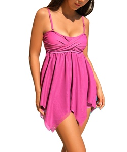 ชุดว่ายน้ำชายหาดเอวสูงลายทาง 2 ชิ้นชุดว่ายน้ำสำหรับหญิงตั้งครรภ์ - Product Image 3