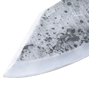 Couteau de chef multifonctionnel Burraq OEM DIY de qualité industrielle, en acier Damas, fait main, avec étui en cuir, 10-12 pouces - Product Image 6