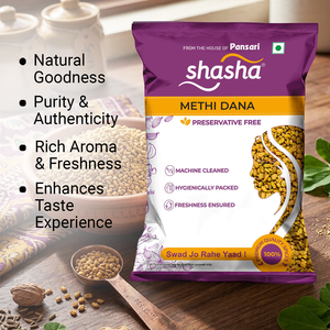 Shasha Whole Kasuri Methi 100g Feuilles de fenugrec séchées de qualité supérieure - Product Image 2