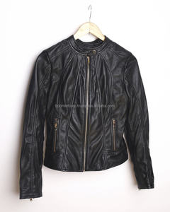 Boomletcorp, fabricantes profesionales, a la moda chaqueta de cuero, cómoda, nuevo estilo de moda, chaquetas de cuero a la moda para mujer - Product Image 5