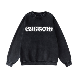 เสื้อสเวตเชิ้ตคอกลมพิมพ์ลายตามสั่งรุ่นใหม่ปี 2026 ทรงโอเวอร์ไซส์ ผ้าฝ้ายถัก สวมใส่สบายๆ สำหรับผู้ชาย เหมาะสำหรับฤดูใบไม้ร่วง - Product Image 1