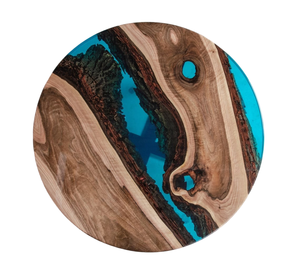 Mesa de Centro de Resina Epoxi Negra, Mesa de Resina Epoxi Transparente, Kit de Resina Epoxi de 2 Galones para Mesas - Product Image 1