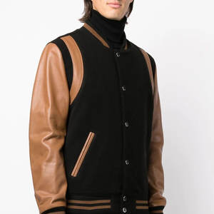 Vestes universitaires en laine pour garçons Patch Work Casual Outdoor Baseball Jackets Varsity Jackets à vendre Prix Fabriqué au Pakistan - Product Image 3