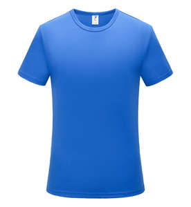 เสื้อยืดออกกำลังกายผู้ชาย แขนสั้น โพลีเอสเตอร์ 100% แห้งเร็ว สำหรับวิ่งและเล่นกีฬา  ขายตรงจากโรงงาน OEM ราคาโปรโมชั่น - Product Image 5