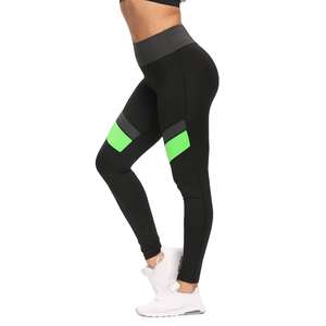 Leggings sans couture taille haute pour femmes |   Pantalon de sport long en Spandex/Nylon imprimé extensible dans les quatre sens - Product Image 4