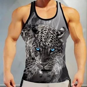 Débardeur Homme Tricoté Imprimé par Sublimation 100% Polyester Séchage Rapide Respirant Écologique Décontracté Été Printemps 2026 Tendance - Product Image 4