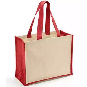 Bolsa <span class=keywords><strong>de</strong></span> yute ecológica serigrafiada con logotipo personalizado Bolso <span class=keywords><strong>de</strong></span> playa <span class=keywords><strong>de</strong></span> compras <span class=keywords><strong>de</strong></span> lino natural Bolsa <span class=keywords><strong>de</strong></span> yute personalizada con serigrafía - Product Image 6