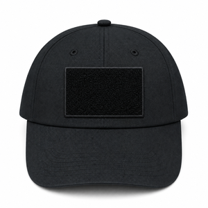 Casquette snapback noire à 6 panneaux avec patch Velcro, unisexe, décontractée, ajustement réglable - Product Image 5