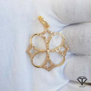 Collar con Colgante de Moda, Plata de Ley 925, Colgante con Diamantes Pavé, Joyería de Diseño Único - Product Image 1