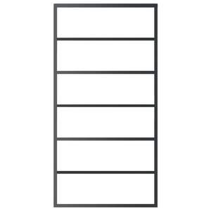 ประตูบานเลื่อนกระจก ESG สีดำ ขนาด 40.2"x80.7" พร้อมกรอบอลูมิเนียม - Product Image 3