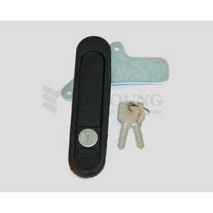 BUYOUNG Poignée de meuble à verrouillage rotatif BYAB301-2-1BK Push-Plane - Product Image 1