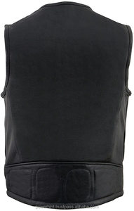 Chaleco de Cuero de Venta Caliente, Nuevo Estilo, Ligero, Personalizado, el Más Vendido, Chaleco de Cuero para Hombre, Corte Ajustado, Chaleco de Cuero al por Mayor - Product Image 5