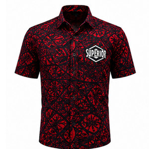 Chemise décontractée à boutons pour homme avec imprimé graphique, matière douce et impression de haute qualité durable, chemise à manches courtes pour homme - Product Image 1