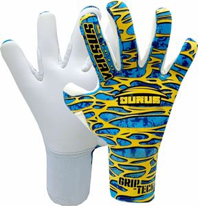 Wholesale High Quality PU Leather Stretch Adjustable Wrist <b>Strap</b> Waterproof Non-Slip Lightweight Full <b>Finger</b> Goalkeeper Gloves - Product Image 1
