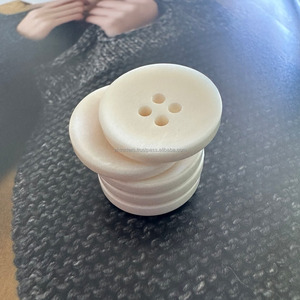 Alta calidad lujo clásico negro marrón oscuro botón traje chaqueta abrigo suéter uniforme genuino cuerno botones estilo alta costura - Product Image 5