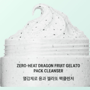 Limpiadores coreanos para el cuidado de la piel K-Beauty Heat Relief Dragon Fruit Gelato Pack Cleanser 23g Hecho en Corea Zinc PCA - Product Image 3