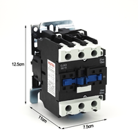 MUTAI CJX2 5011 Contact Argent 3 Pôles 3 Phase Contacteur Magnétique 50A Kontaktor pour Contrôle Moteur