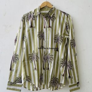Hand <b>Block</b> <b>Printed</b> Shirt Stylish Shirts for Women Indian Hand <b>Block</b> <b>Printed</b> Soft Cotton Fabric Shirt on Sale at Best Price - Product Image 4