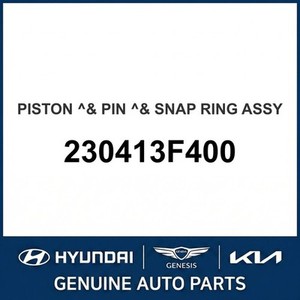 Nouveaux pistons et segments K9 230413F400 - Product Image 1