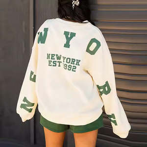 Sudadera con Capucha de Felpa para Mujer, Personalizada, Talla Grande, con Estampado Puff, de Algodón, Estilo Urbano, Impermeable, de Felpa Francesa, Marca ROIM ENTERPRISES - Product Image 4