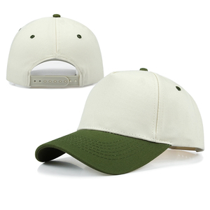 Gorra de Béisbol Deportiva Unisex de Alta Calidad en Dos Tonos Coloridos - Gorra Estructurada de 5 Paneles con Corona Alta, Bordado OEM en Algodón - Product Image 1