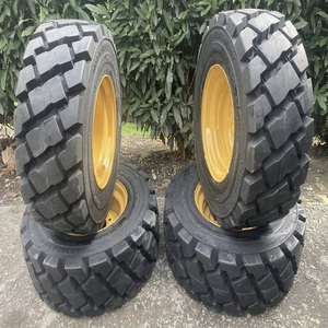 Neumáticos Sólidos de Alta Calidad para Minicargadoras con Llanta de Acero, Ruedas de Goma Resistentes para Máquinas de Construcción - Product Image 5