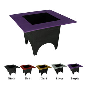 Maceta Cuadrada Floral de 5 Colores: Negro, Rojo, Dorado, Plateado y Morado, de Plástico, Apta para Hoteles, Hogares, Jardinería y Decoración de Bodas - Product Image 4