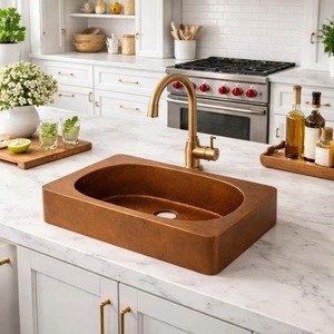 Lavabo décoratif design pour salles de bain résidentielles et hôtelières haut de gamme - Product Image 5