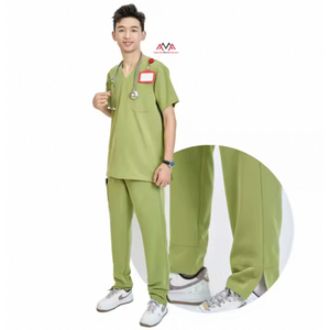Juego de uniformes de enfermera unisex OEM para uso en clínicas de salón y hospitales - Product Image 2