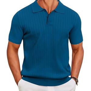 Camisetas Polo para Hombre Personalizadas con Diseño de Moda, Color Sólido y Antiarrugas, a Precio Económico - Product Image 1
