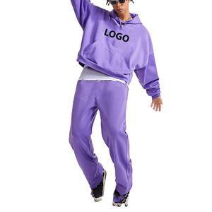 Survêtements en coton pour hommes de haute qualité, coupe classique, à capuche, imprimés, respirants, légers, avec logo personnalisé, design haut de gamme - Product Image 1