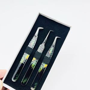 แหนบ90องศาและแหนบสำหรับขนตาเพิ่มวอลลุ่มแบบกระดาษเคลือบเพชรเป็นมิตรกับสิ่งแวดล้อม - Product Image 1