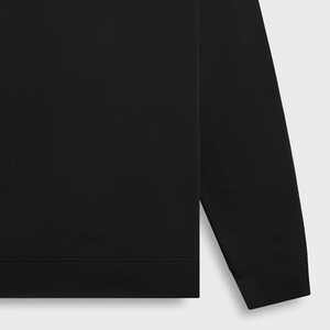 Sweat-shirt pour homme au design minimaliste, couleur unie, coutures de haute qualité avec ourlet côtelé, pour les acheteurs en gros, design décontracté. - Product Image 4