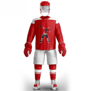 Uniforme de Hockey sobre Hielo Personalizado con Logotipo del Equipo, Ropa Deportiva Sublimada, Precio al por Mayor, Uniforme Profesional de Hockey sobre Hielo de Alta Calidad - Product Image 6