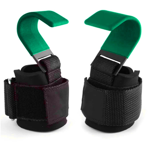 Ganchos de Levantamiento de Pesas Personalizables de Material EVA con Correas, Superficie Antideslizante para un Agarre Seguro - Product Image 1