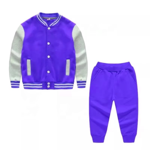 Boys Customized Solid Hooded Tracksuit Set Full Sleeve Drawstring Closure Jacket Side Pockets Elastic Waist Pants Casual Winter - Product Image 4
