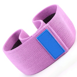 Ensemble de bandes de résistance en tissu antidérapant personnalisées 2025 pour femme, entraînement à domicile, vente en gros, exercices pour les jambes, cercle de hanche, yoga, gym, fitness - Product Image 1