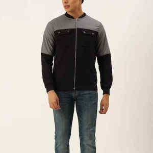 Top Trending Men's Stand Collar Flight Bomber <b>Jackets</b> Lightweight Fabric Multi Color Zippers Style Bomber <b>Jackets</b> With Low Price - Product Image 4