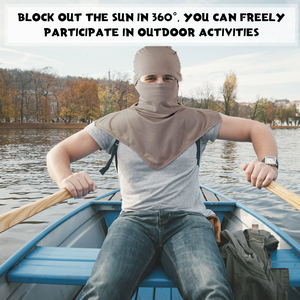 Summer Long <b>Balaclava</b> Sun Protection Breathable Neck Gaiter Windproof Full Face Mask For Mountain Climbing Hiking Desert Travel - Product Image 4