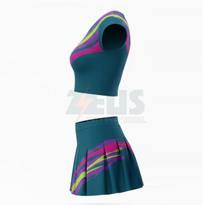 Vente directe d'usine, uniforme de cheerleading sans manches, nouveau style, vêtements de sport, uniforme de cheerleading - Product Image 4